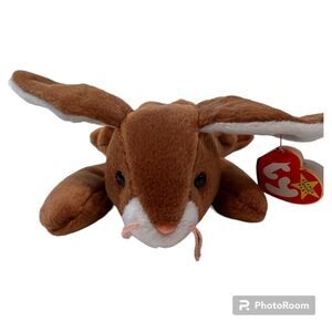 TY Beanie Baby - “Ears” Rabbit, NWT, From 1995, Approx 8.5"